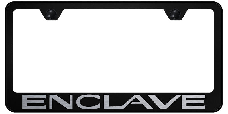 Buick Enclave Standard License Plate Frame - Laser Etched - Official Licensed
