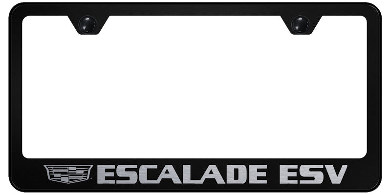 Cadillac Escalade ESV 2014 Standard License Plate Frame - Laset Etched - Official Licensed
