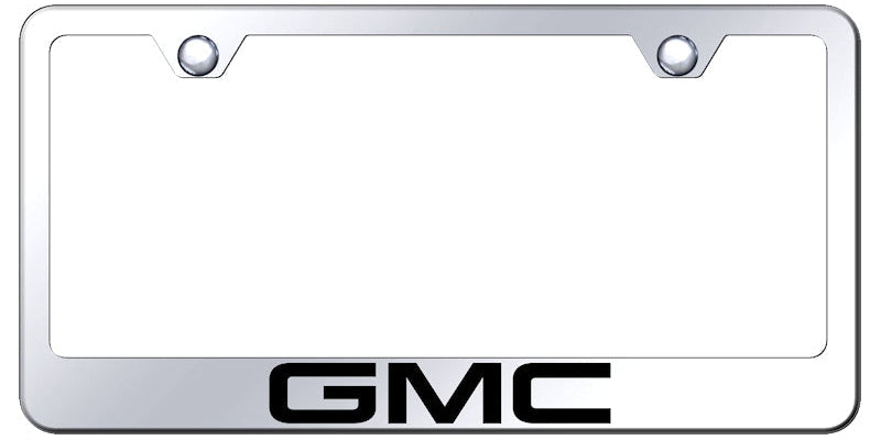 GMC Standard License Plate Frame - Laser Etched - Official Licensed