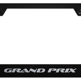 Pontiac Grand Prix Standard License Plate Frame - Laser Etched - Official Licensed