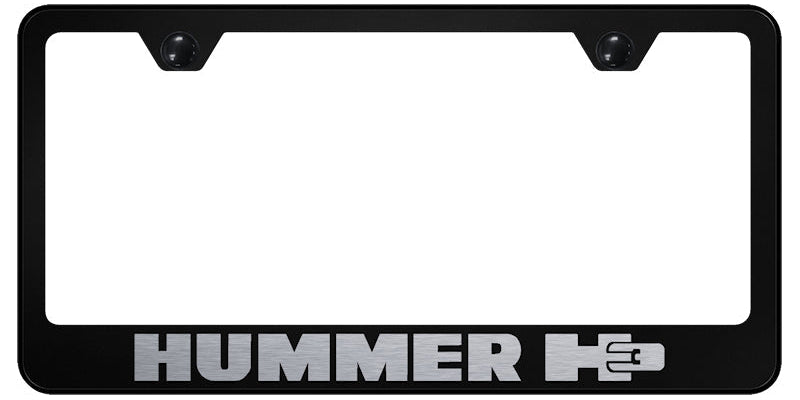 Hummer H3 Standard License Plate Frame - Laser Etched - Official Licensed