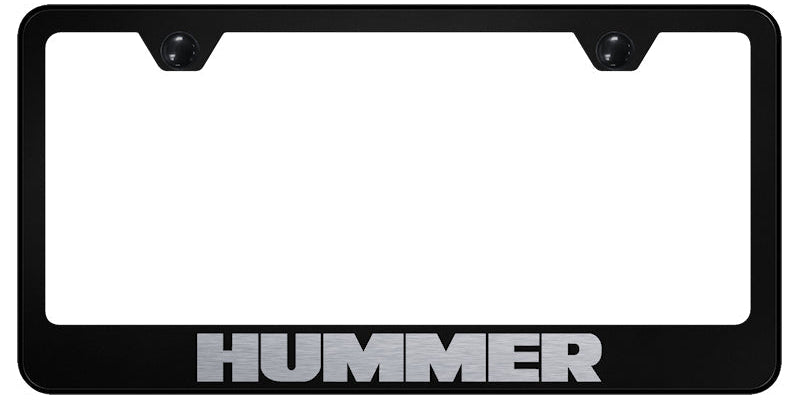 Hummer Standard License Plate Frame - Laser Etched - Official Licensed