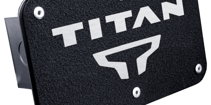 Nissan Titan Name and Logo Class III Trailer Hitch Plug - Official Licensed