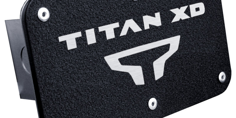 Nissan Titan XD Name and Logo Class III Hitch Plug - Official Licensed