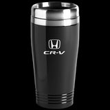 Honda CR-V Logo Black 16oz Stainless Steel Tumbler Travel Mug Official Licensed