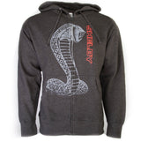Ford Mustang Shelby Cotton Black Zipper Hoodie Official Licensed