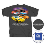Thinking About Chevrolet Corvette Graphic T-Shirt Dark Heather Official Licensed