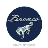 Ford Bronco US Flag Graphic Cotton Shirt Graphite Heather Official Licensed