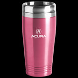 Acura Logo Pink 16oz Stainless Steel Tumbler Travel Mug Official Licensed