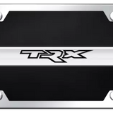 Ram TRX Chrome Name Black Acrylic Kit License Plate Frame Official Licensed