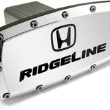 Tow Hitch Cover Plug for Honda Ridgeline - Polished Chrome - 2-inch Billet