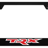 Ram TRX Red Logo Black Polycarbonate License Plate Frame Official Licensed