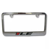 Chevrolet Camaro 1LE Logo Chrome Zinc Metal License Plate Frame Official License