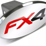 Ford F150 FX4 Engraved Oval Chrome Aluminum Tow Hitch Cover Official Licensed