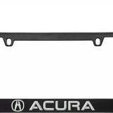 Acura Logo Black Zinc License Plate Frame Official Licensed