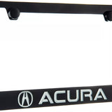 Acura Logo Black Zinc License Plate Frame Official Licensed
