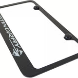 Chevrolet Corvette Stingray C7 Black Metal License Plate Frame Official Licensed