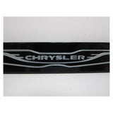 Chrysler Engraved Logo Black Zinc Metal License Plate Frame Official Licensed
