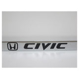 Honda Civic Logo Chrome Zinc Metal License Plate Frame Official Licensed