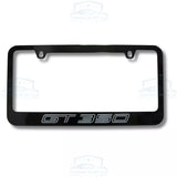 Ford Mustang GT 350 Engraved Logo Black License Plate Frame Official Licensed