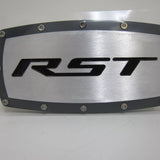 Chevrolet RST Engraved Black Billet Trailer Tow Hitch Cover Official Licensed