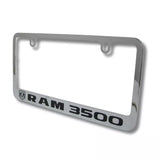 RAM Trucks 3500 Logo Chrome Zinc Metal License Plate Frame Official Licensed