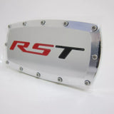 Tow Hitch Cover Plug for Chevrolet RST - Polished Chrome - 2-inch Billet