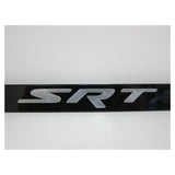 Dodge SRT Engraved Logo Black Zinc Metal License Plate Frame Official Licensed