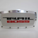 Tow Hitch Cover Plug for Chevrolet Trail Boss - Polished Chrome - 2-inch Billet