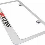 Chevrolet Corvette C7 Z06 Chrome Metal License Plate Frame Official Licensed