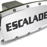Tow Hitch Cover Plug for Cadillac Escalade - Polished Chrome - 2-inch Billet