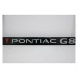 Pontiac G8 Engraved Logo Black Zinc License Plate Frame Official Licensed