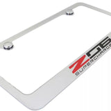 Chevrolet Corvette C7 Z06 Chrome Metal License Plate Frame Official Licensed