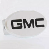 GMC Engraved Emblem Oval Chrome Aluminum Tow Hitch Cover Official Licensed