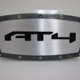 GMC AT4 Engraved Logo Black Billet Trailer Tow Hitch Cover Official Licensed