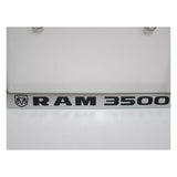 RAM Trucks 3500 Logo Chrome Zinc Metal License Plate Frame Official Licensed