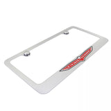 Jeep Trailhawk Logo Chrome Solid Brass License Plate Frame Official Licensed