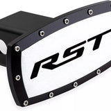 Chevrolet RST Engraved Black Billet Trailer Tow Hitch Cover Official Licensed