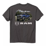 RAM Logo Truck Off-Road T-Shirt Charcoal Official Licensed