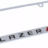 Chevrolet Blazer RS Logo Chrome Brass License Plate Frame Official Licensed