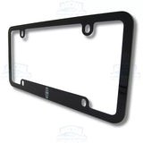 Lincoln Engraved Logo Black Zinc 4-Hole License Plate Frame Official Licensed