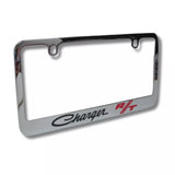Dodge Charger R/T RT Logo Chrome Brass License Plate Frame Official Licensed