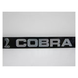 Ford Mustang Cobra Emblem Logo Black Zinc License Plate Frame Official Licensed