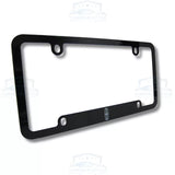 Lincoln Engraved Logo Black Zinc 4-Hole License Plate Frame Official Licensed