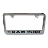 RAM Trucks 1500 Logo Chrome Zinc Metal License Plate Frame Official Licensed