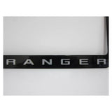 Ford Ranger Engraved Logo Black Zinc Metal License Plate Frame Official Licensed