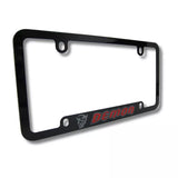 Dodge Demon Red Logo Black Zinc Metal License Plate Frame Official Licensed