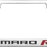 Chevrolet Camaro RS Logo Chrome Zinc Metal License Plate Frame Official Licensed