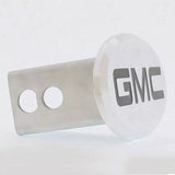 GMC Engraved Emblem Oval Chrome Aluminum Tow Hitch Cover Official Licensed