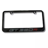 Ford Mustang GT 350R Engraved Black Zinc License Plate Frame Official Licensed